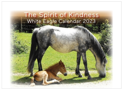 Book cover for The Spirit of Kindness -  White Eagle Calendar 2023