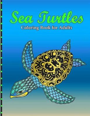 Book cover for sea turtle cooloring book