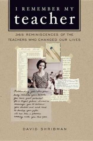 Cover of I Remember My Teacher