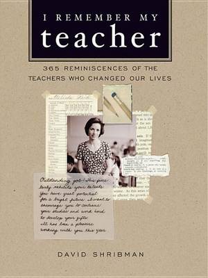 Cover of I Remember My Teacher