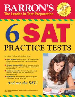 Book cover for Barron's 6 SAT Practice Tests