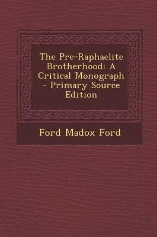 Cover of The Pre-Raphaelite Brotherhood