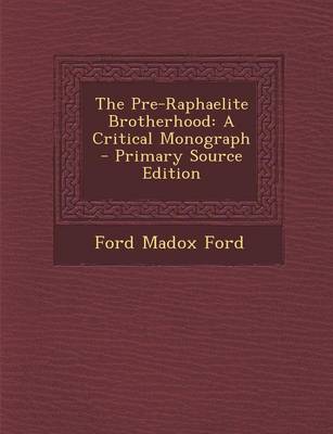 Book cover for The Pre-Raphaelite Brotherhood