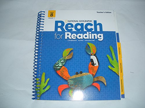 Book cover for Reach for Reading Grade 5 Teachers Edition Unit 8