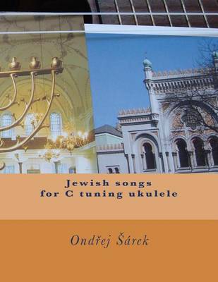 Book cover for Jewish songs for C tuning ukulele