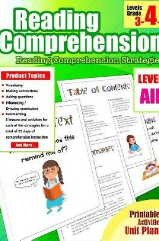 Cover of Reading Comprehension 4th Grade
