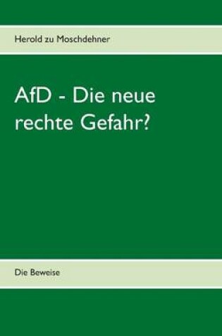 Cover of AfD - Die neue rechte Gefahr?