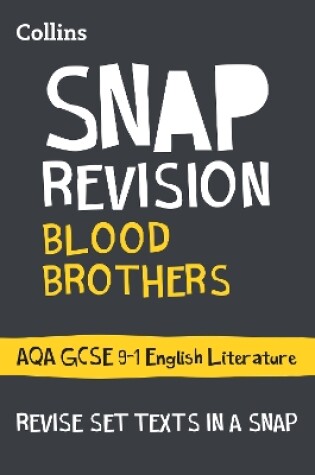 Cover of Blood Brothers: AQA GCSE 9-1 Grade English Literature Text Guide