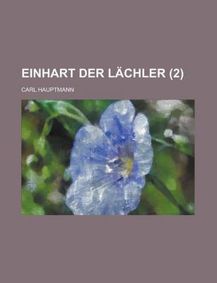 Book cover for Einhart Der Lachler (2)