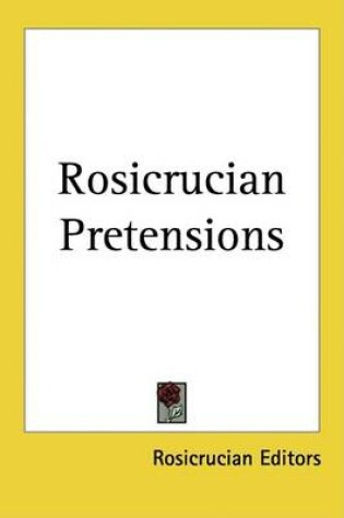 Cover of Rosicrucian Pretensions