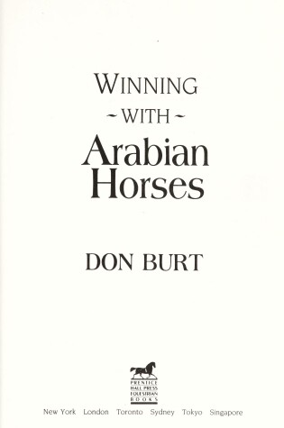 Cover of Winning with Arabian Horses