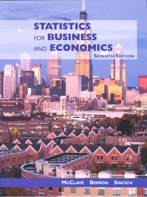 Book cover for Statistics for Business and Economics & Microsoft Excel Supplement Package