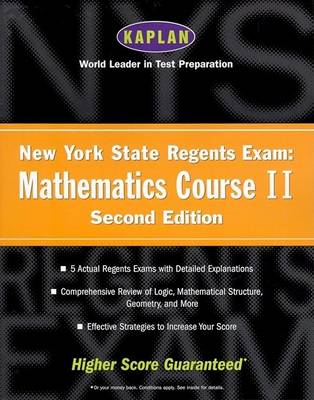 Cover of NY Regents Exam Maths II 2nd Ed