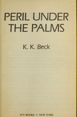 Cover of Peril Under the Palms