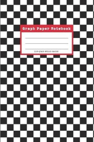 Cover of Graph Paper Notebook, 110 Quad Ruled Pages