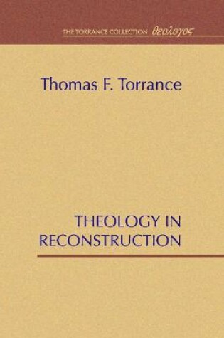 Cover of Theology in Reconstruction