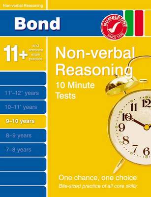 Book cover for Bond 10 Minute Tests Non-Verbal Reasoning 9-10 Years
