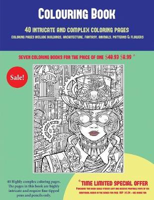 Book cover for Colouring Book (40 Complex and Intricate Coloring Pages)