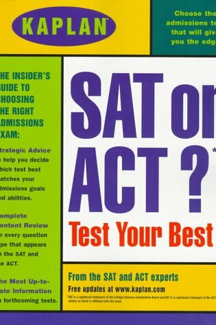 Cover of Sat or Act?