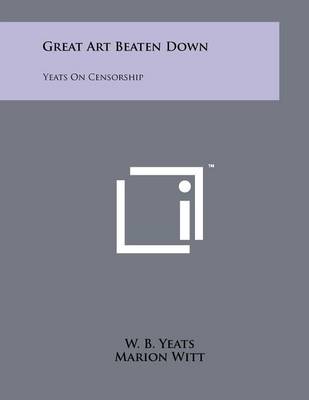 Book cover for Great Art Beaten Down