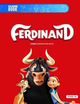 Book cover for Ferdinand Coloring Book
