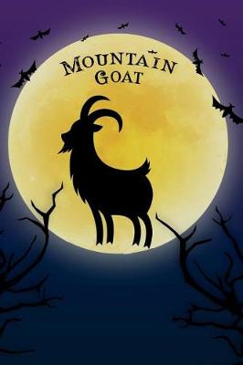 Book cover for Mountain Goat Notebook Halloween Journal