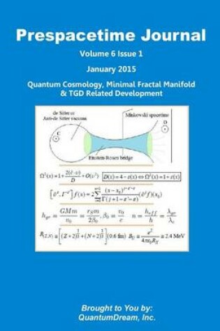 Cover of Prespacetime Journal Volume 6 Issue 1