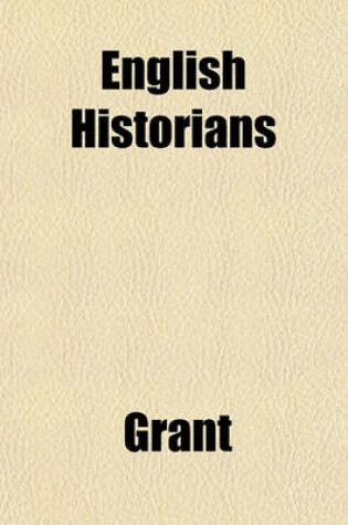 Cover of English Historians