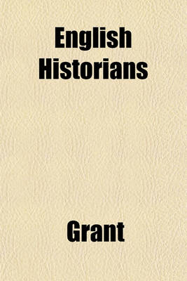 Book cover for English Historians