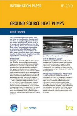 Cover of Ground Source Heat Pumps