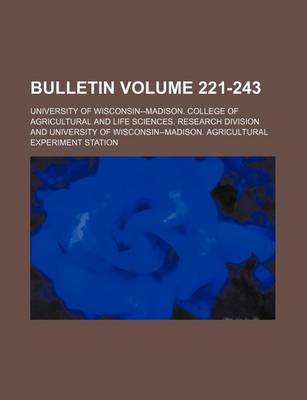 Book cover for Bulletin Volume 221-243