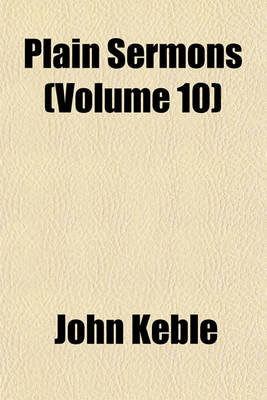 Book cover for Plain Sermons (Volume 10)
