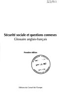 Book cover for Securite Sociale et Questions Connexes