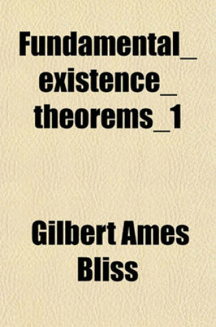 Cover of Fundamental_existence_theorems_1