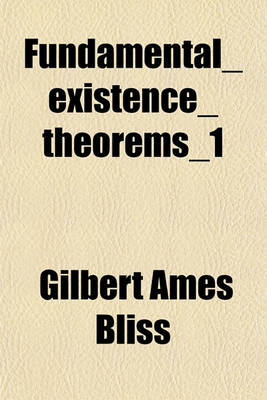 Book cover for Fundamental_existence_theorems_1