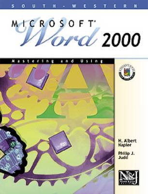 Book cover for Mastering and Using Microsoft Word 2000: Comprehensive Course