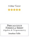 Book cover for Precalculus Formula Sheet