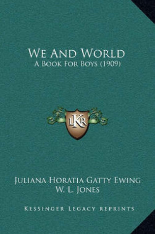 Cover of We and World