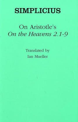 Cover of On Aristotle's "on the Heavens 2.1-9"