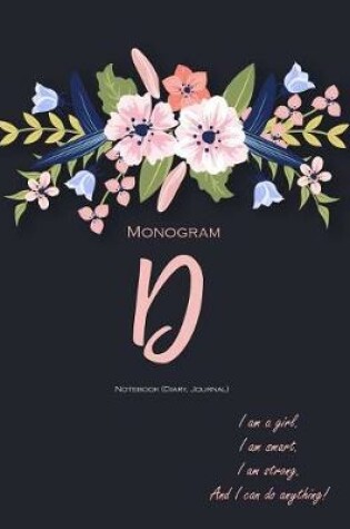 Cover of Monogram 'D' Notebook (Diary, Journal)