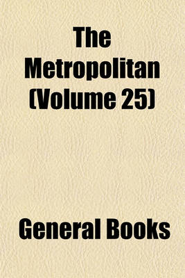 Book cover for The Metropolitan (Volume 25)