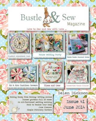 Book cover for Bustle & Sew Magazine June 2014