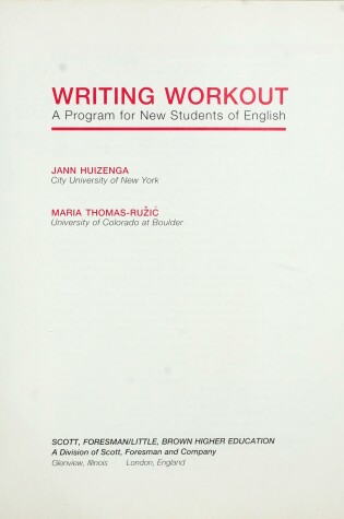 Cover of Writing Workout