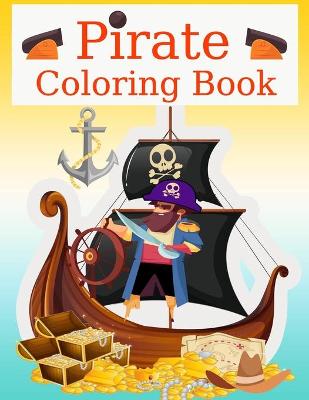 Book cover for Pirate Coloring Book