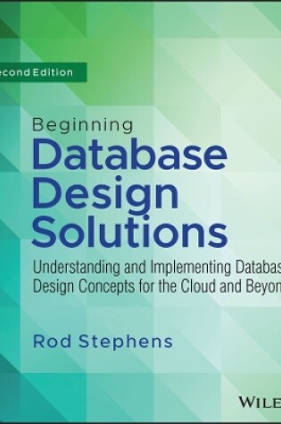 Cover of Beginning Database Design Solutions