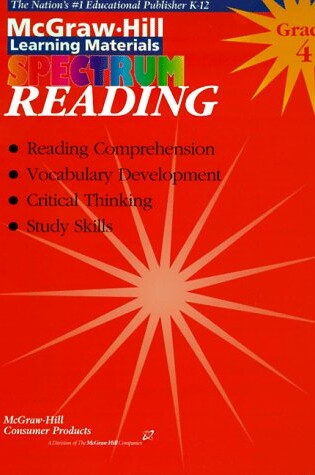 Cover of Spectrum Reading Workbook Grade 4