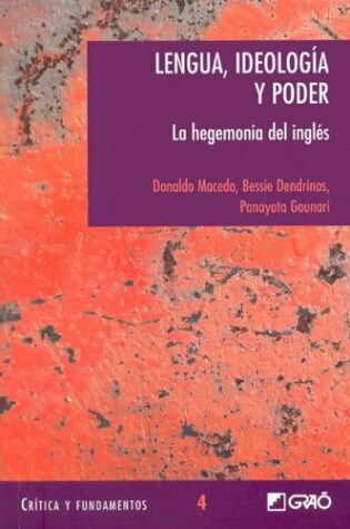 Cover of Lengua, Ideologia y Poder
