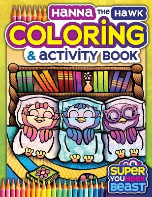 Book cover for Hanna the Hawk Coloring and Activity Book