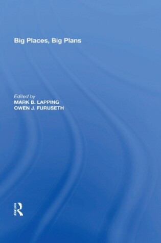 Cover of Big Places, Big Plans