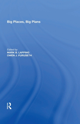 Book cover for Big Places, Big Plans